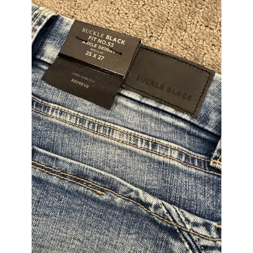 Buckle Black Fit No. 53 Mid rise Ankle Skinny 25x27 Jeans NWT (I1)